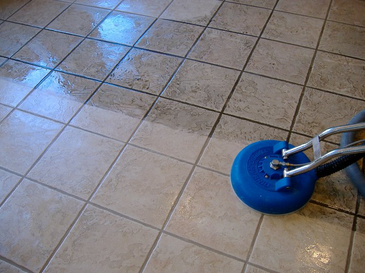 tile and grout cleaning by CounterTop Revolution