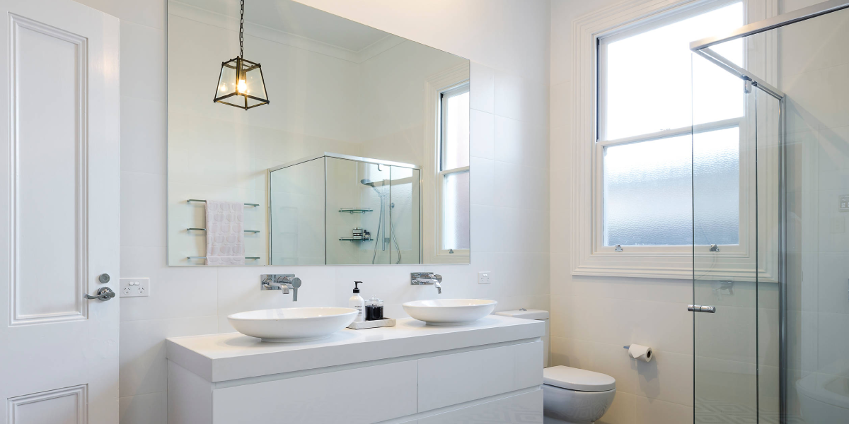 Choose Large Mirrors for a Wide Open Look