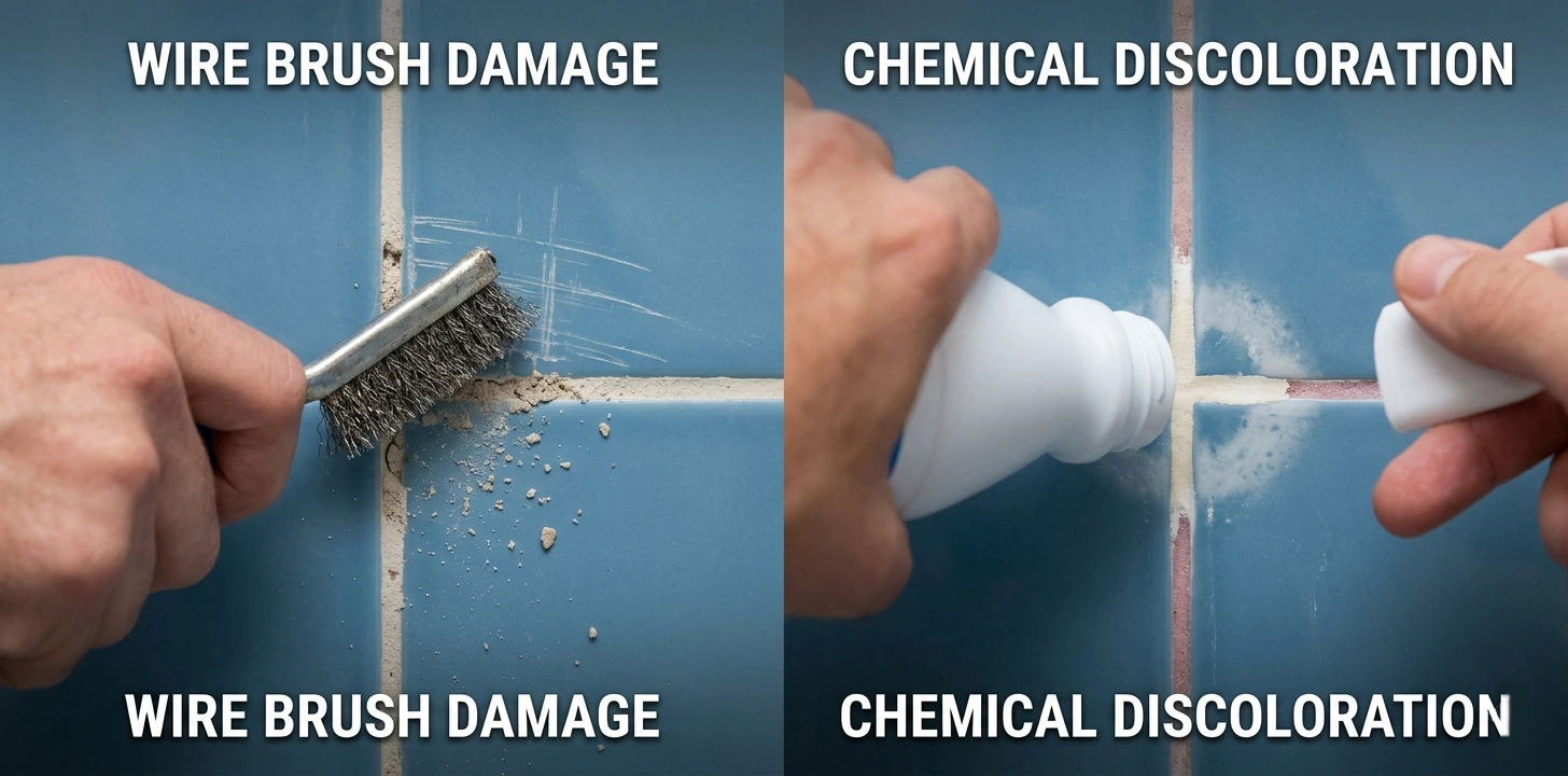 Common Mistakes to Avoid When Cleaning Grout