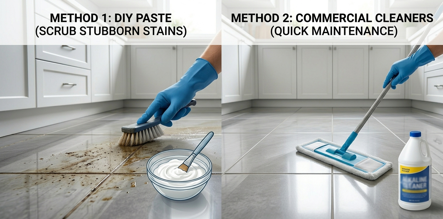 The Best DIY Methods to Clean Grout Between Tiles