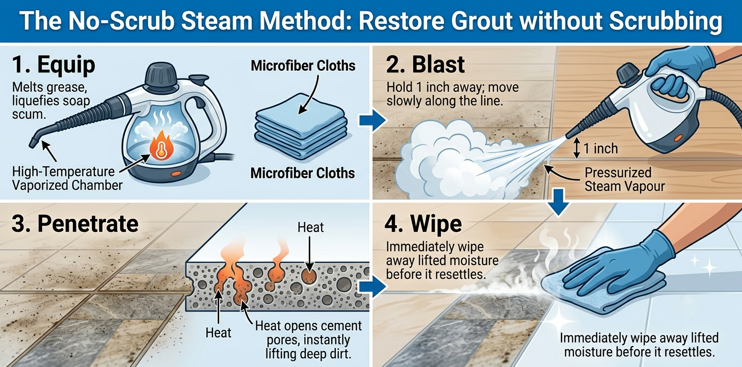 The No-Scrub Steam Method