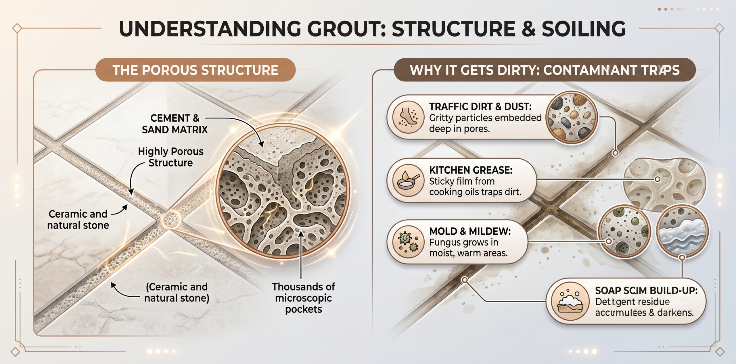 Understanding Your Floors What is Grout and Why Does It Get So Dirty