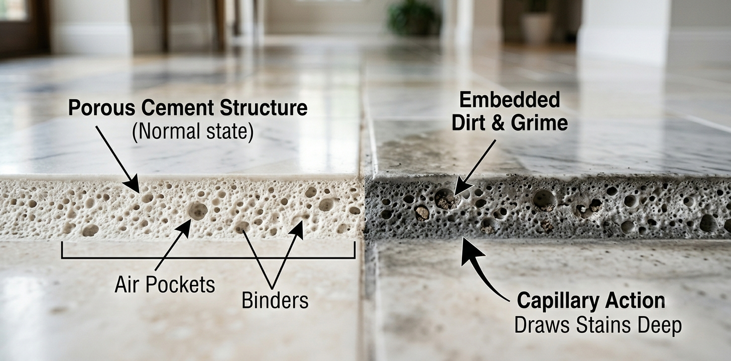 What is Grout and Why Does It Turn Gray