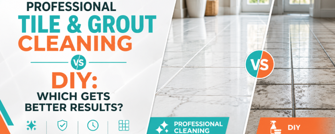 Professional Tile and Grout Cleaning vs DIY: Which Gets Better Results