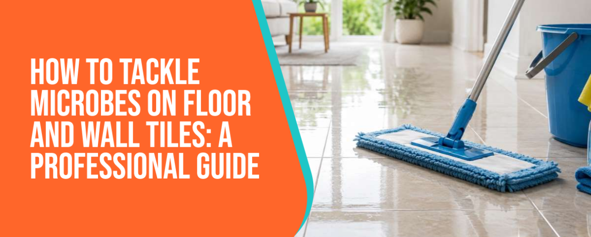 How to Tackle Microbes on Floor and Wall Tiles